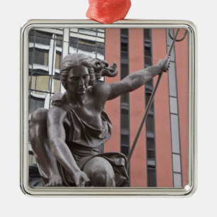 Portlandia statue, Portland, Oregon Silbernes Ornament