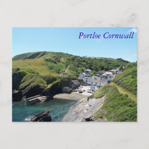 Portloe Cornwall England Postkarte