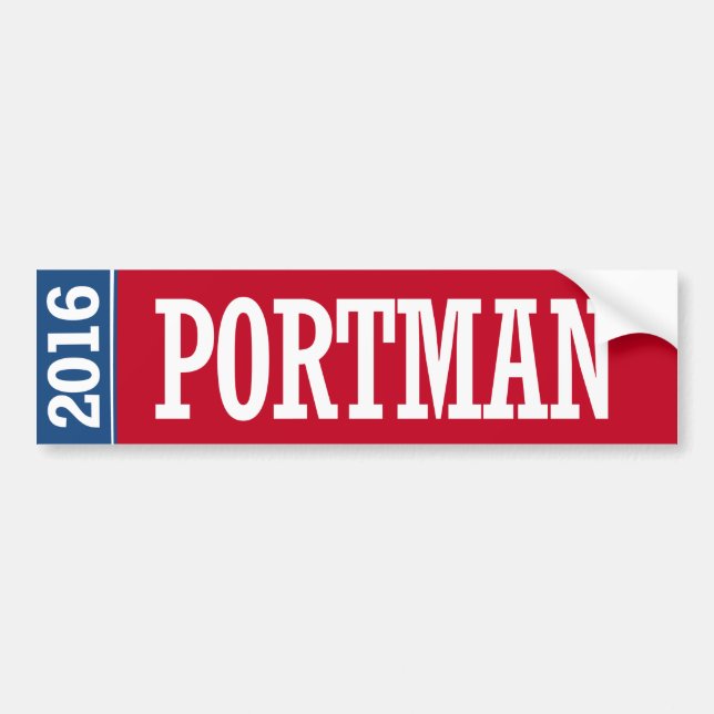 Portman - Rob Portman 2016 Autoaufkleber (Vorne)
