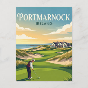 Portmarnock, Irland Postkarte