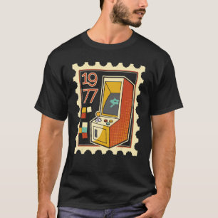 Porto-Briefmarke mit Computerspielautomat 1977 T-Shirt