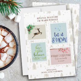 Porto-Briefmarke Warm wünscht Sonderlieferung