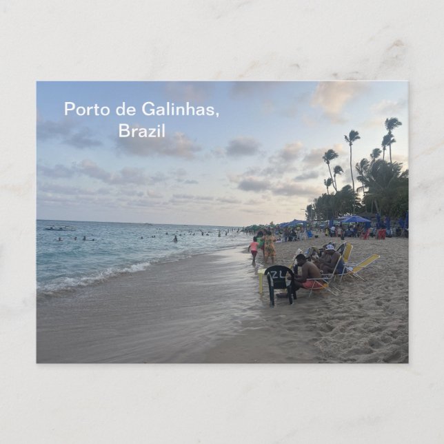 Porto de Galinhas, Brasilien, Postkarte (Vorderseite)