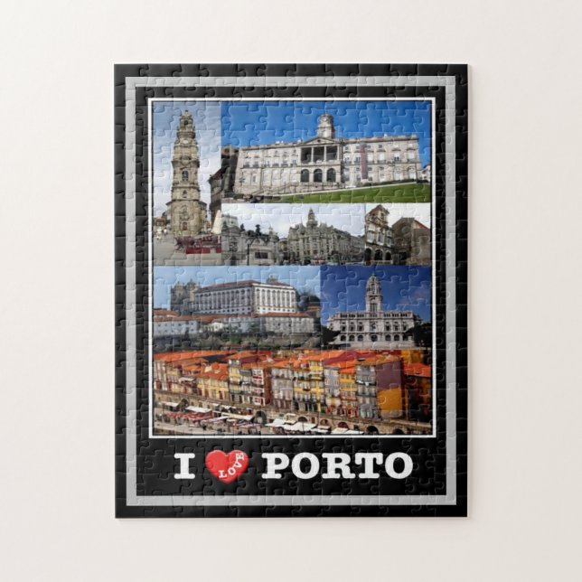 Porto - I Liebe - Portugal - Puzzle (Vertikal)