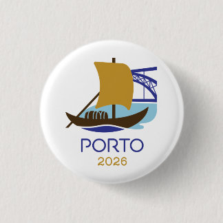 Porto Portugal 2026 International Convention Pin Button