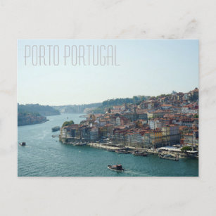 Porto Portugal Douro Fluss Postkarte