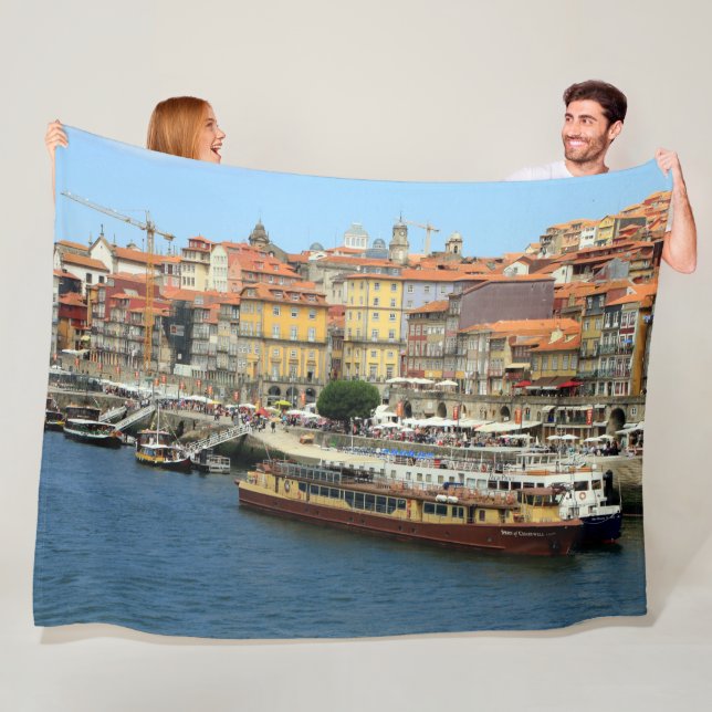 Porto, Portugal Fleecedecke (Beispiel)