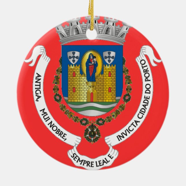 Porto* Portugal Gewohnheits-Verzierung Keramikornament (Hinten)