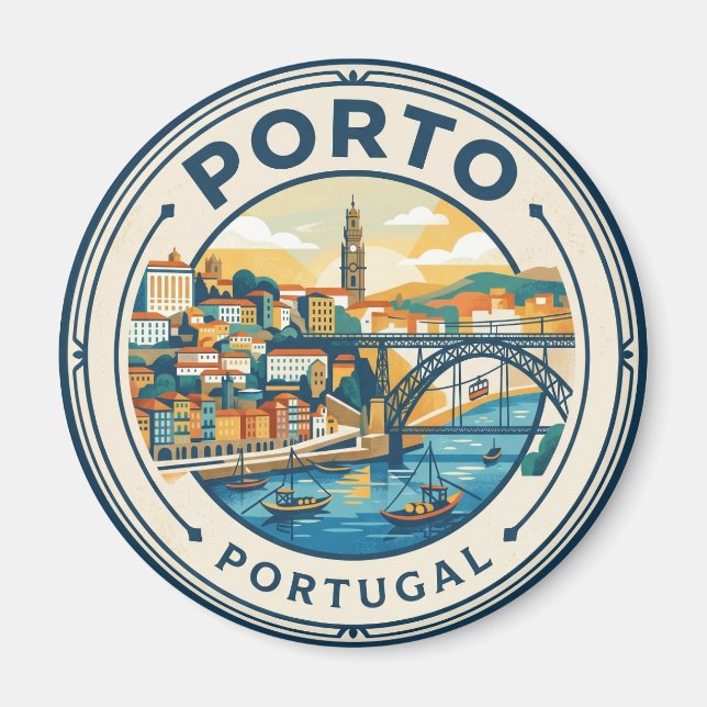 Porto Portugal Magnet (Vorne)