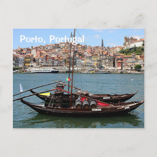 Porto Portugal: Offley boat Postkarte