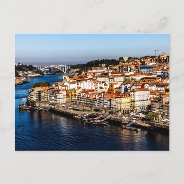 Porto, Portugal Postkarte (Vorderseite)