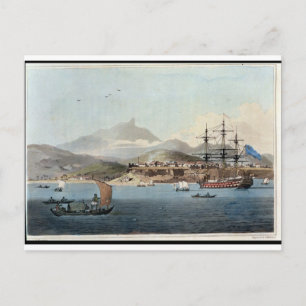 Porto Praya auf der Insel St. Jago, Teller 4 für Postkarte
