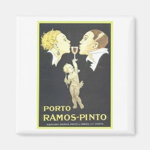 Porto Ramos Pinto Vintage Anzeige Magnet