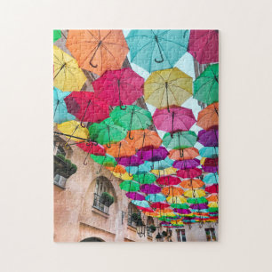 Porto Rico Umbrellas Muster Jigsaw Puzzle Komplex