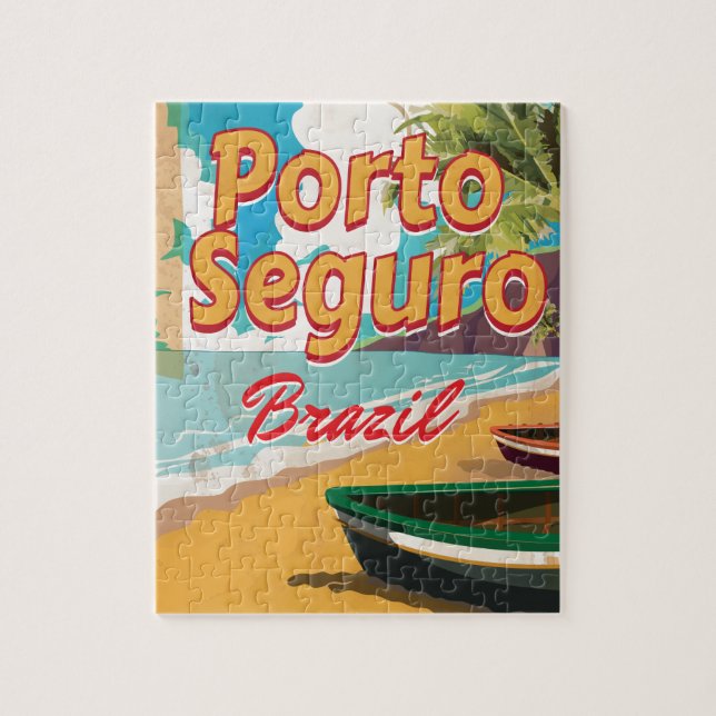 Porto Seguro Brasilien Ferienposter Puzzle (Vertikal)