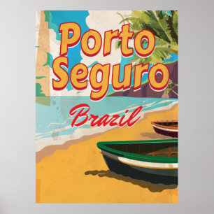 Porto Seguro Brasilien Urlaubs Poster