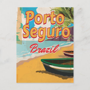 Porto Seguro Brasilien Urlaubs Poster Postkarte