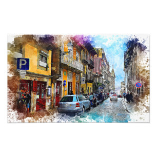 Porto Streets Portugal Fotodruck