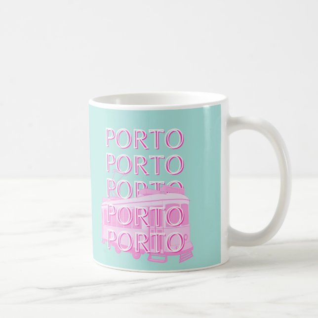 Porto Travel Art, Portugal Art Reisen Kaffeetasse (Rechts)