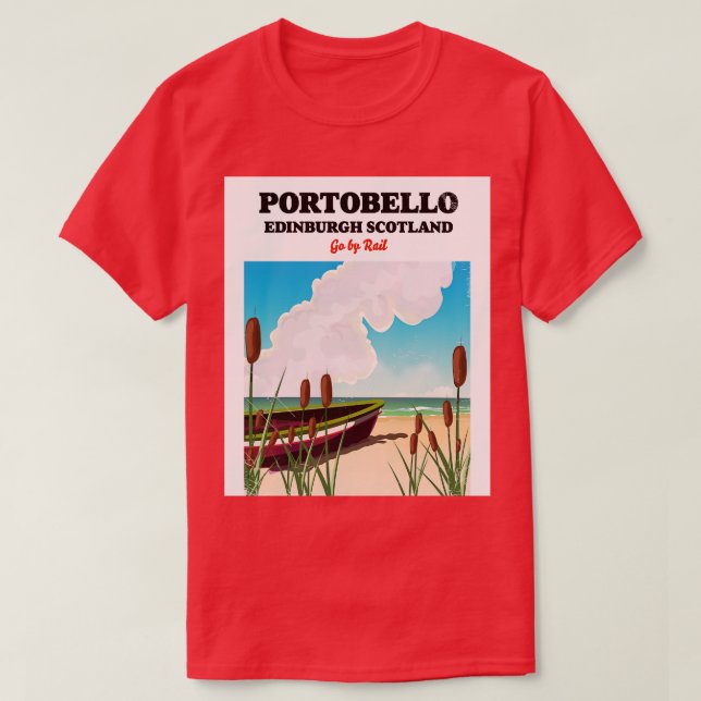 Portobello Beach Edinburgh T-Shirt (Design vorne)