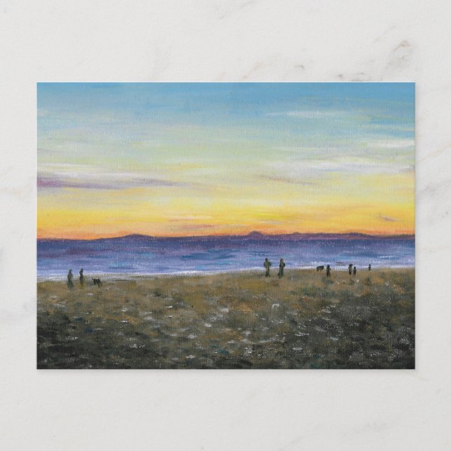 Portobello Beach Postkarte (Vorderseite)