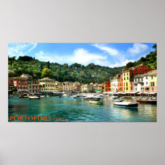 portofino italia poster