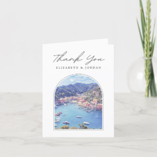 Portofino Italien Dankeskarten Leer Dankeskarte