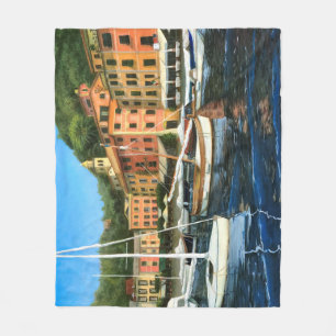 Portofino, Italien Fleecedecke