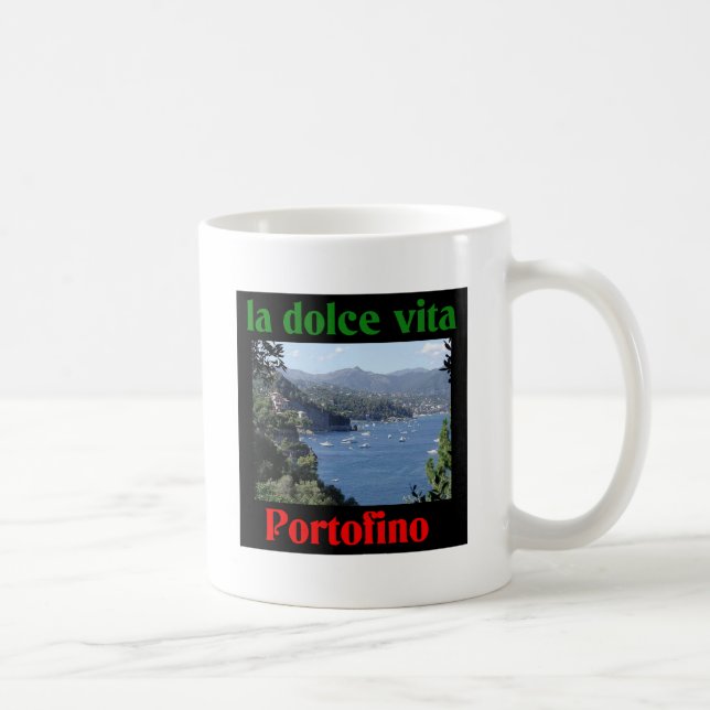 Portofino Italien Kaffeetasse (Rechts)