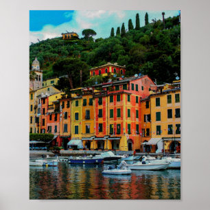Portofino Italien Ligurien Riviera Poster