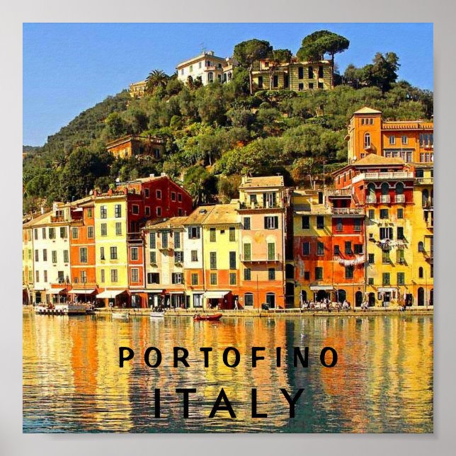 PORTOFINO ITALIEN POSTER (Vorne)