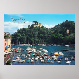 Portofino Italien Poster
