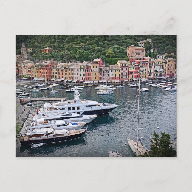 Portofino, Italien - Postkarte (Vorderseite)
