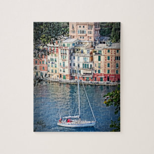 Portofino Segelurlaub - Italien - 8x10 - 110 pc Puzzle