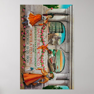 Portola Festival-Anzeige (Frauen) Poster