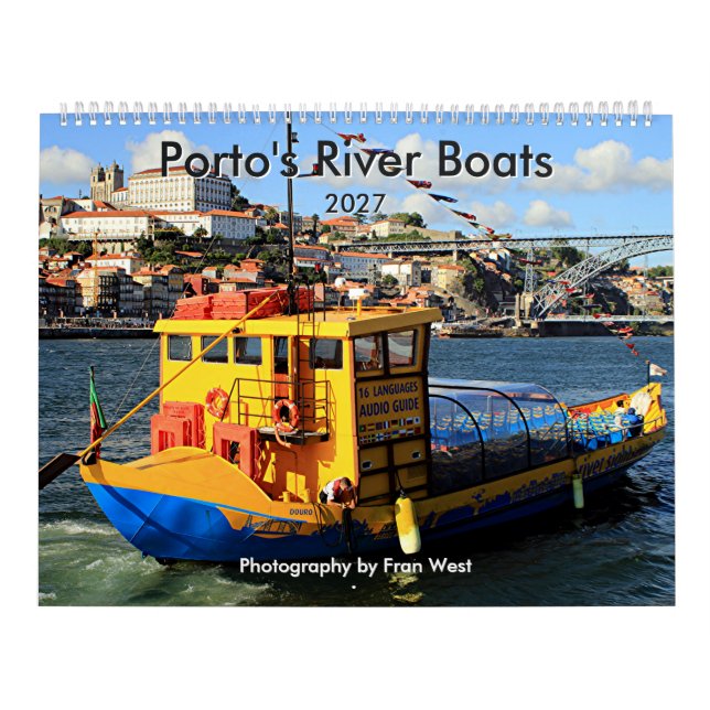 Porto's Flussboote 2027 Kalender (Titelbild)