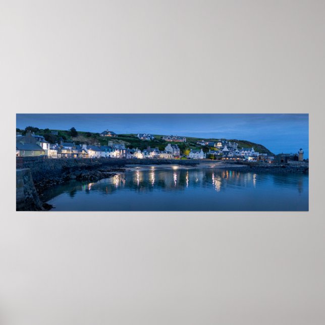 Portpatrick Harbour, Schottland Poster (Vorne)