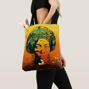 Portrait afrikanischer Frauen mit Sonnenuntergang