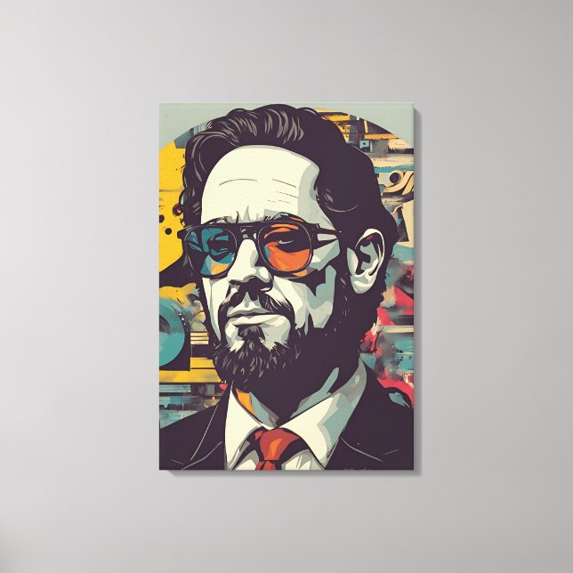 Portrait Art Leinwanddruck (Vorderseite)