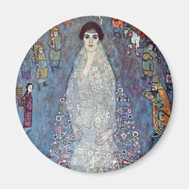 Portrait Baroness Elisabeth Bacchofen Echt, Klimt Magnet (Vorne)