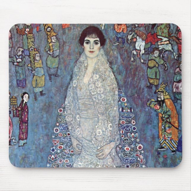 Portrait Baroness Elisabeth Bacchofen Echt, Klimt Mousepad (Vorne)