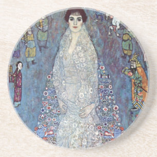 Portrait Baroness Elisabeth Bacchofen Echt, Klimt Sandstein Untersetzer