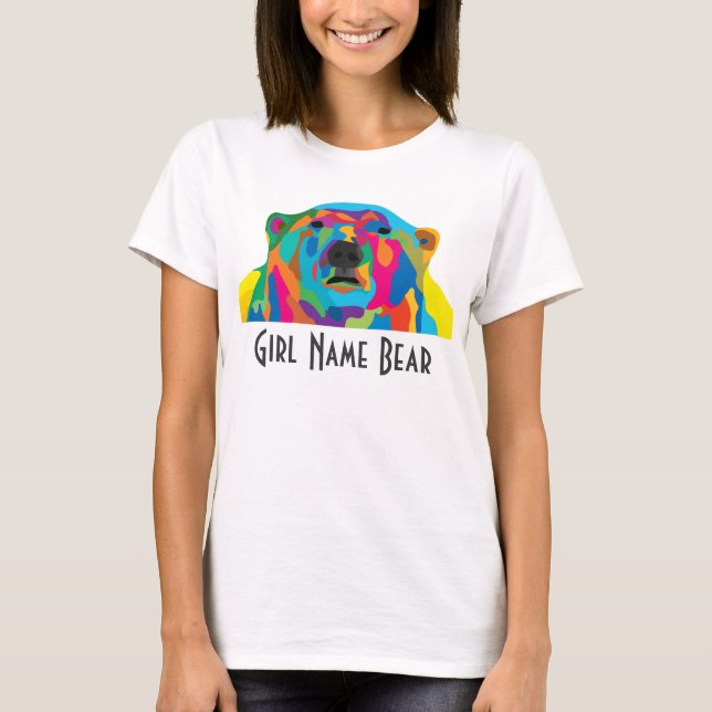 Portrait Colors BEAR T-Shirt (Vorderseite)