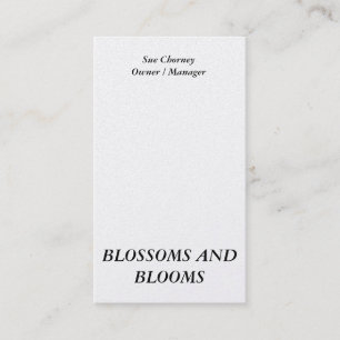 PORTRAIT CUSTOMIZABLE GESCHÄFTSKARTEN VISITENKARTE