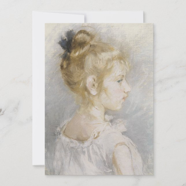 Portrait de Blanche Pontillon | Berthe Morisot (Vorderseite)
