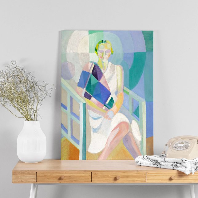 Portrait de Madame Heim, Delaunay Poster (Von Creator hochgeladen)