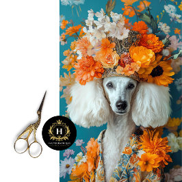 Portrait Decoupage Seidenpapier