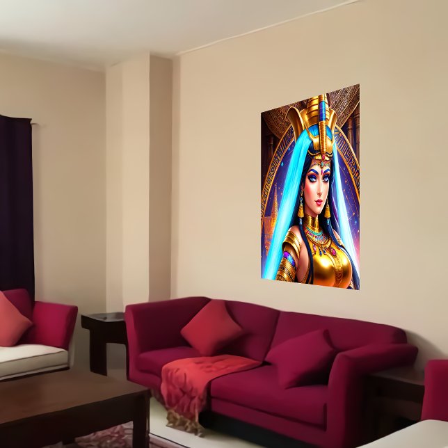 Portrait der ägyptischen Göttin Hathor | Art der A Poster (Von Creator hochgeladen)