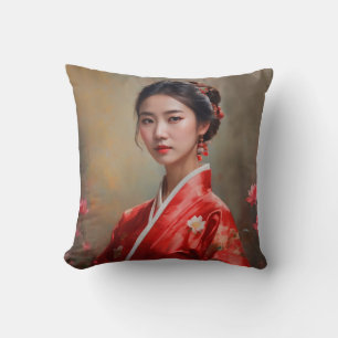Portrait der Chinesischen Prinzessin Kissen