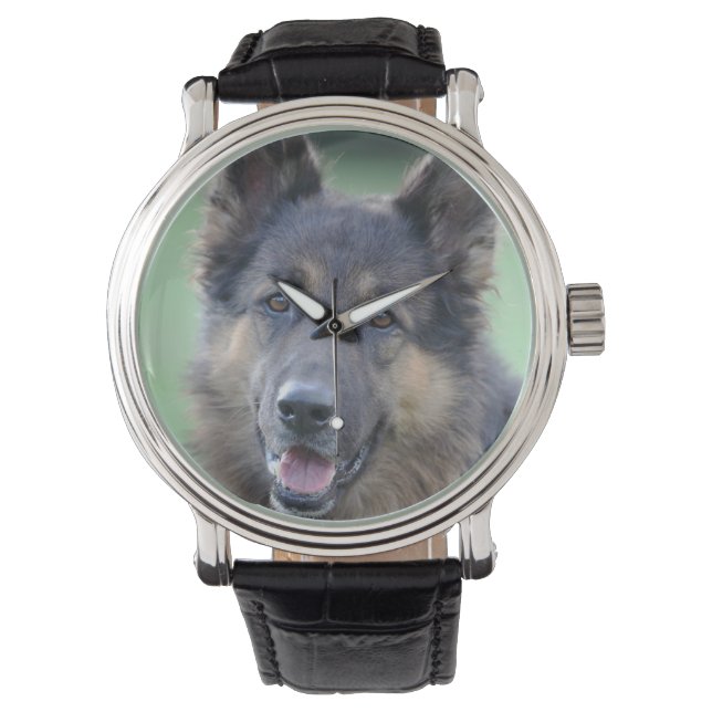 Portrait der deutschen Sheppard Armbanduhr (Vorderseite)